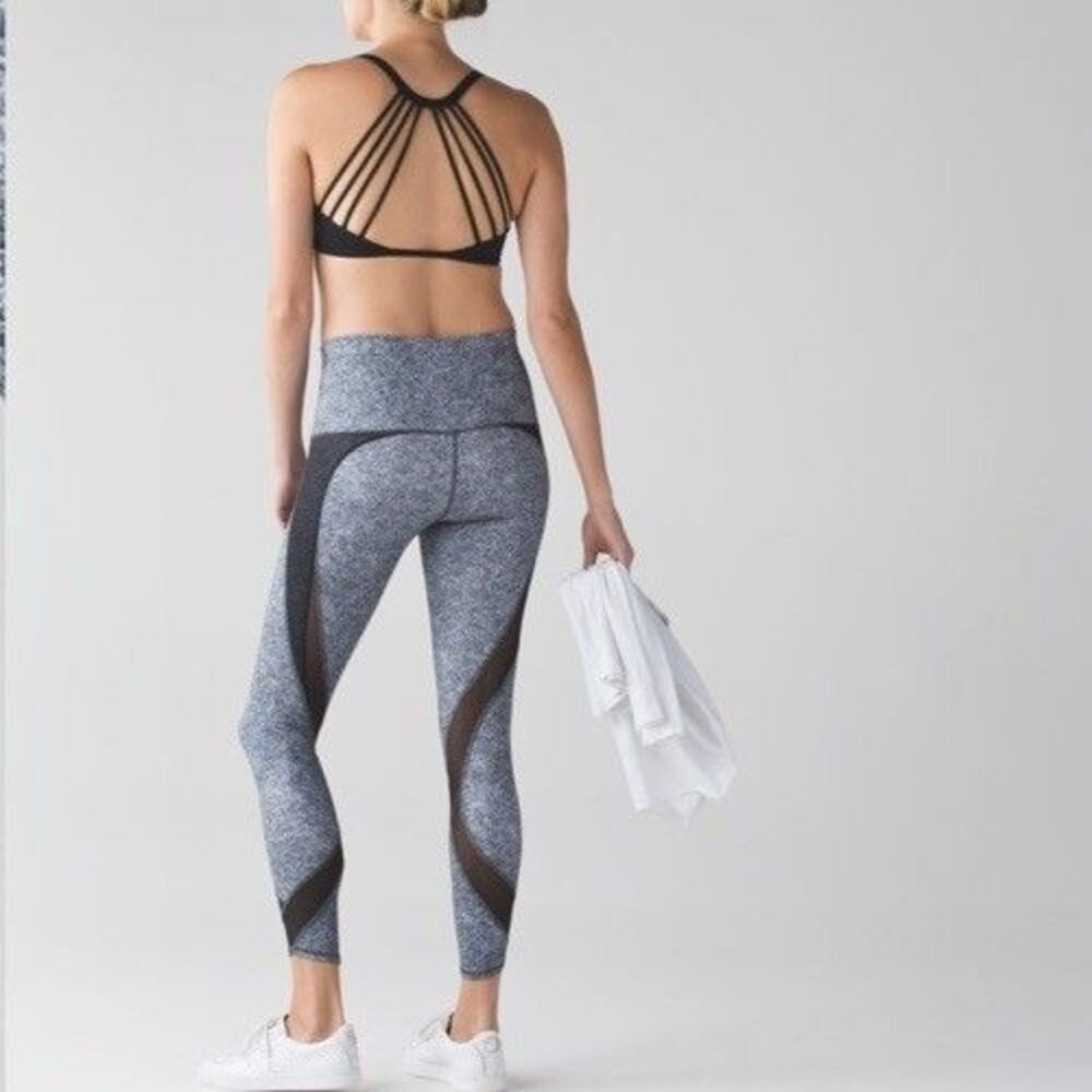 Women's Black and Gray Leggings